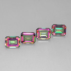 11.16 ct Multicolor Mystic Topaz Stone, Natural Mystic Topaz in Octagon Facet Shape for Sale