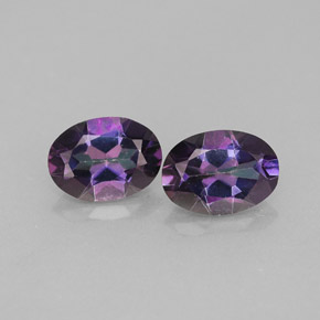 1.88 ct Violet Mystic Topaz Gemstone, Mystic Topaz Gem in Oval Facet Shape for Sale.