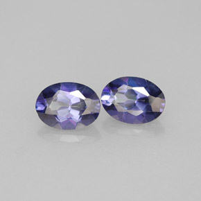 1.95 ct Violet Mystic Topaz Stone, Natural Mystic Topaz in Oval Facet Shape for Sale