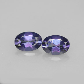 1.99 ct Violet Mystic Topaz Gemstone, Mystic Topaz Gem in Oval Facet Shape for Sale.