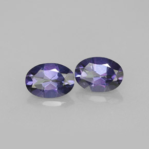 1.99 ct Violet Mystic Topaz Stone, Natural Mystic Topaz in Oval Facet Shape for Sale