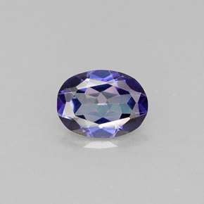 0.68 ct Violet Mystic Topaz Gemstone, Mystic Topaz Gem in Oval Facet Shape for Sale.
