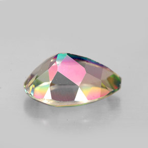 Mystic Topaz Gemstone in 12 x 8 mm (calibrated) Size for Sale, Mystic Topaz Stone in Top Rainbow Color