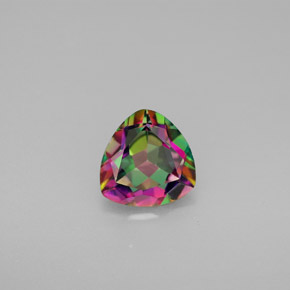 1.31 ct Multicolor Mystic Topaz Gemstone, Mystic Topaz Gem in Trillion Facet Shape for Sale.