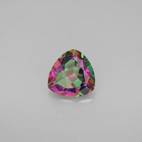 1.31 ct Multicolor Mystic Topaz Stone, Natural Mystic Topaz in Trillion Facet Shape for Sale