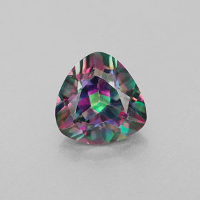 2.32 ct Multicolor Mystic Topaz Gemstone, Mystic Topaz Gem in Trillion Facet Shape for Sale.