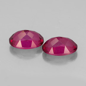 Mystic Topaz Gemstone in 7 x 5 mm (calibrated) Size for Sale, Mystic Topaz Stone in Orange Raspberry Color