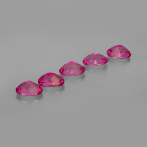 Mystic Topaz Gemstone in 7 x 5 mm (calibrated) Size for Sale, Mystic Topaz Stone in Orange Raspberry Color