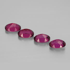 Mystic Topaz Gemstone in 7 x 5 mm (calibrated) Size for Sale, Mystic Topaz Stone in Orange Raspberry Color