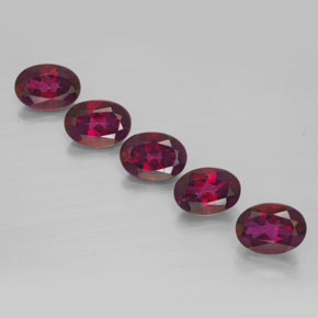 4.60 ct Red Mystic Topaz Gemstone, Mystic Topaz Gem in Oval Facet Shape for Sale.