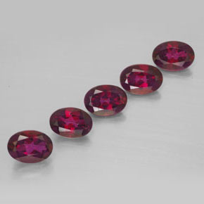 4.60 ct Red Mystic Topaz Stone, Natural Mystic Topaz in Oval Facet Shape for Sale