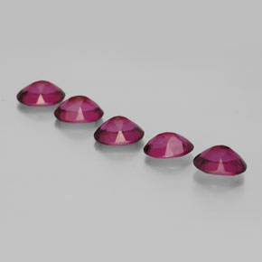 Mystic Topaz Gemstone in 7 x 5 mm (calibrated) Size for Sale, Mystic Topaz Stone in Orange Raspberry Color