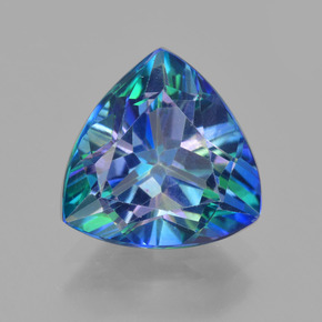 4.74 ct Multicolor Mystic Topaz Gemstone, Mystic Topaz Gem in Trillion Facet Shape for Sale.