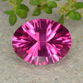 2.1ct Oval Concave Cut Purplish Pink Mystic Topaz Gem for sale 2.1ct Oval Concave Cut Purplish Pink Mystic Topaz Gem (ID: 482914)