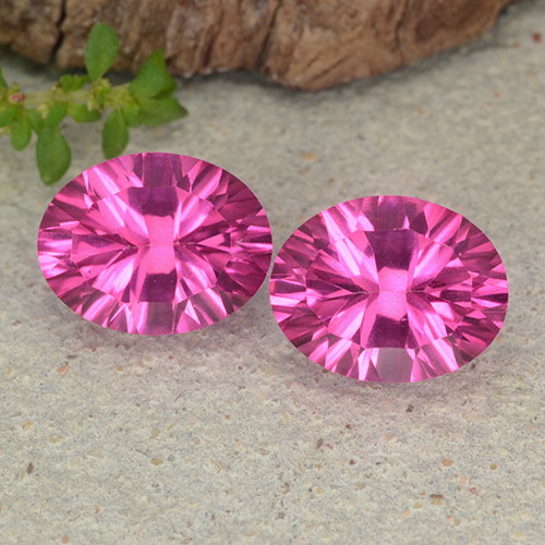 4.7ct Oval Concave Cut Purplish Pink Mystic Topaz for sale thumb image of 4.7ct Oval Concave Cut Purplish Pink Mystic Topaz (ID: 482960)