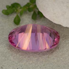 Mystic Topaz Gemstone in 16 x 12 mm (calibrated) Size for Sale, Mystic Topaz Stone in Purplish Pink Color