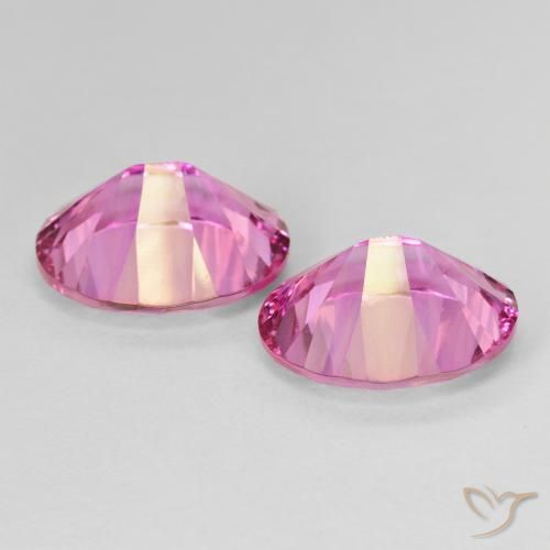 Mystic Topaz Gemstones in 12 x 10 mm (calibrated) Size for Sale, Mystic Topaz Stones in Hot Pink Color