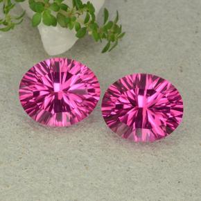 11.6ct Oval Concave Cut Purplish Pink Mystic Topaz for sale thumb image of 11.6ct Oval Concave Cut Purplish Pink Mystic Topaz (ID: 483069)