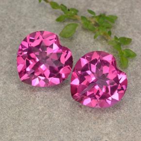 9.8ct Heart Facet Purplish Pink Mystic Topaz for sale thumb image of 9.8ct Heart Facet Purplish Pink Mystic Topaz (ID: 484627)