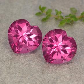 5.7ct Heart Facet Purplish Pink Mystic Topaz Gem for sale 5.7ct Heart Facet Purplish Pink Mystic Topaz Gem (ID: 484631)