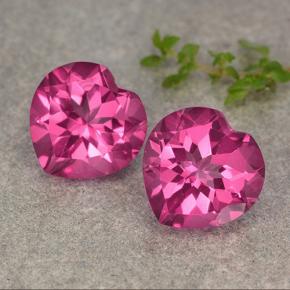 11.5ct Heart Facet Purplish Pink Mystic Topaz for sale thumb image of 11.5ct Heart Facet Purplish Pink Mystic Topaz (ID: 484632)