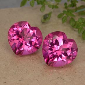 11.2ct Heart Facet Purplish Pink Mystic Topaz for sale thumb image of 11.2ct Heart Facet Purplish Pink Mystic Topaz (ID: 484826)