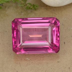 14ct Octagon Step Cut Purplish Pink Mystic Topaz for sale thumb image of 14ct Octagon Step Cut Purplish Pink Mystic Topaz (ID: 484918)