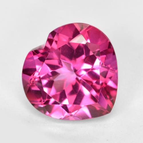 5.7ct Heart Facet Purplish Pink Mystic Topaz Gem for sale 5.7ct Heart Facet Purplish Pink Mystic Topaz Gem (ID: 484971)