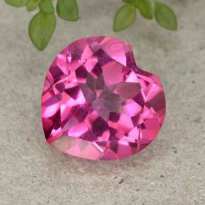 5.7ct Heart Facet Purplish Pink Mystic Topaz for sale thumb image of 5.7ct Heart Facet Purplish Pink Mystic Topaz (ID: 484972)