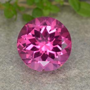 4.4ct Round Facet Purplish Pink Mystic Topaz Gem for sale 4.4ct Round Facet Purplish Pink Mystic Topaz Gem (ID: 487416)