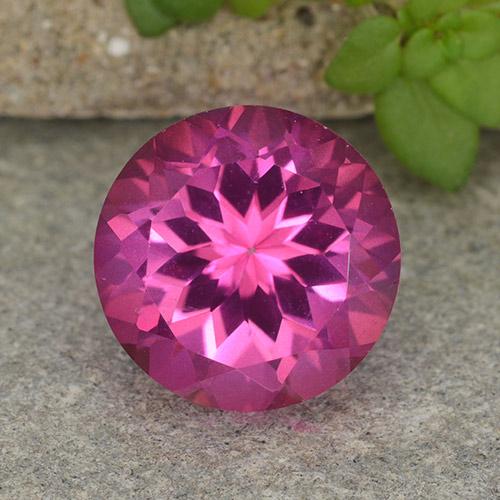 4.7ct Round Facet Purplish Pink Mystic Topaz Gem for sale 4.7ct Round Facet Purplish Pink Mystic Topaz Gem (ID: 487429)