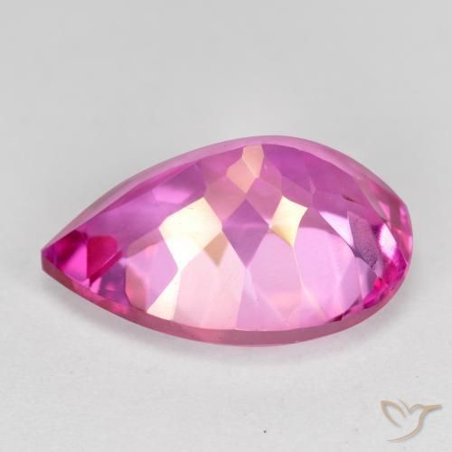 Mystic Topaz Gemstone in 14 x 10 mm (calibrated) Size for Sale, Mystic Topaz Stone in Hot Pink Color