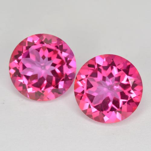 4.2ct Round Facet Purplish Pink Mystic Topaz Gem for sale 4.2ct Round Facet Purplish Pink Mystic Topaz Gem (ID: 488244)