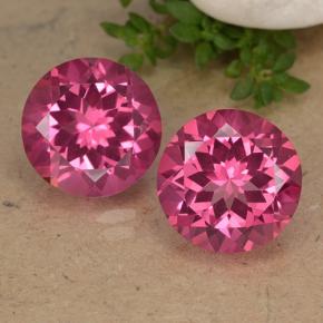 4.3ct Faceta Redonda Rosado púrpura Topacio Místico Gem en venta 4.3ct Faceta Redonda Rosado púrpura Topacio Místico Gem (ID: 488246)