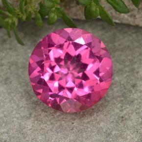 Hot Pink Mystic Topaz Gem - 4.1ct Round Facet (ID: 488411)