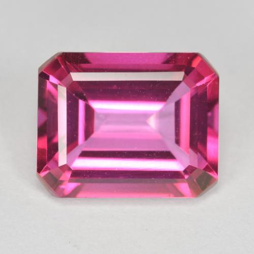 Dark Pink Topazio mistico Gem - 3.9ct Taglio ottagonale (ID: 489175)