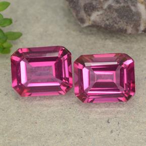 3.7ct Octagon Step Cut Purplish Pink Mystic Topaz Gem for sale 3.7ct Octagon Step Cut Purplish Pink Mystic Topaz Gem (ID: 489483)