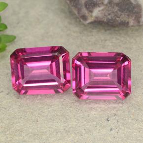 3.7ct Octagon Step Cut Purplish Pink Mystic Topaz for sale thumb image of 3.7ct Octagon Step Cut Purplish Pink Mystic Topaz (ID: 489485)