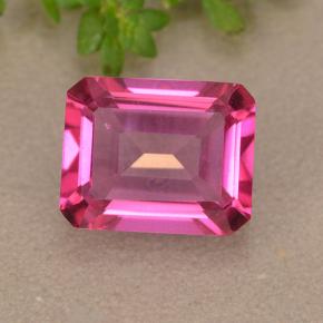 Medium-Dark Pink Topazio mistico Gem - 3.7ct Taglio ottagonale (ID: 489546)