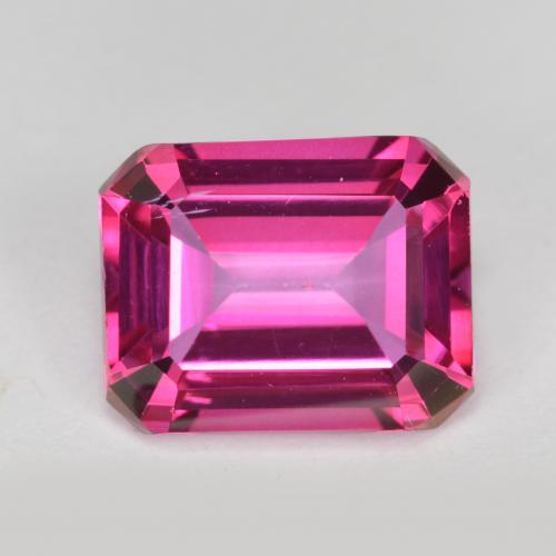 3.7ct Octagon Step Cut Purplish Pink Mystic Topaz for sale thumb image of 3.7ct Octagon Step Cut Purplish Pink Mystic Topaz (ID: 489625)