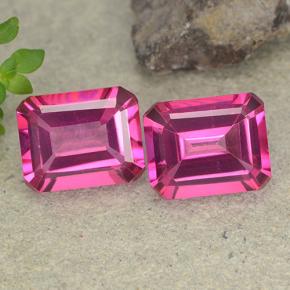 3.7ct Octagon Step Cut Purplish Pink Mystic Topaz Gem for sale 3.7ct Octagon Step Cut Purplish Pink Mystic Topaz Gem (ID: 489636)