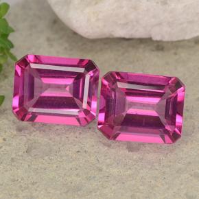 3.6ct Octagon Step Cut Purplish Pink Mystic Topaz Gem for sale 3.6ct Octagon Step Cut Purplish Pink Mystic Topaz Gem (ID: 489645)