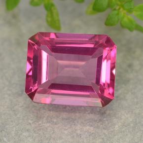 3.8ct Octagon Step Cut Purplish Pink Mystic Topaz Gem for sale 3.8ct Octagon Step Cut Purplish Pink Mystic Topaz Gem (ID: 489654)