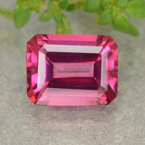 3.7ct Octagon Step Cut Purple Red Mystic Topaz Gem for sale 3.7ct Octagon Step Cut Purple Red Mystic Topaz Gem (ID: 489657)