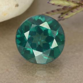 1.6ct Round Facet Blue-Green Mystic Topaz for sale thumb image of 1.6ct Round Facet Blue-Green Mystic Topaz (ID: 489930)