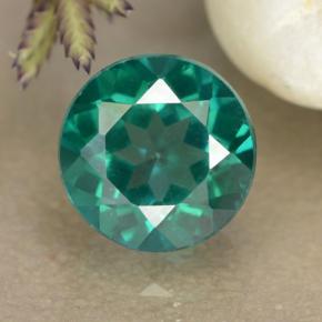 1.7ct Round Facet Blue-Green Mystic Topaz for sale thumb image of 1.7ct Round Facet Blue-Green Mystic Topaz (ID: 489961)