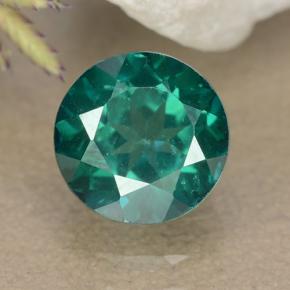 1.8ct Round Facet Blue-Green Mystic Topaz Gem for sale 1.8ct Round Facet Blue-Green Mystic Topaz Gem (ID: 489973)