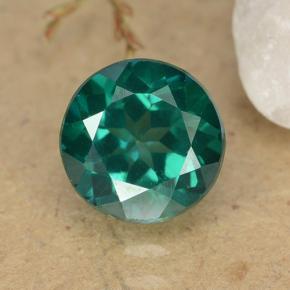 1.6ct Round Facet Blue-Green Mystic Topaz for sale thumb image of 1.6ct Round Facet Blue-Green Mystic Topaz (ID: 490064)