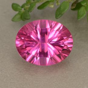 3.1ct Oval Concave Cut Purplish Pink Mystic Topaz for sale thumb image of 3.1ct Oval Concave Cut Purplish Pink Mystic Topaz (ID: 492689)