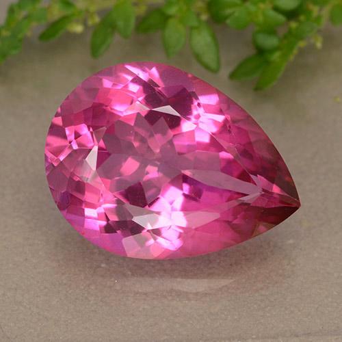 9.5ct Pear Facet Purplish Pink Mystic Topaz Gem for sale 9.5ct Pear Facet Purplish Pink Mystic Topaz Gem (ID: 492728)